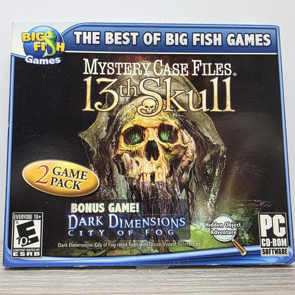 Mystery Case Files: 13th Skull (PC, 2011) Vintage PC Game‎